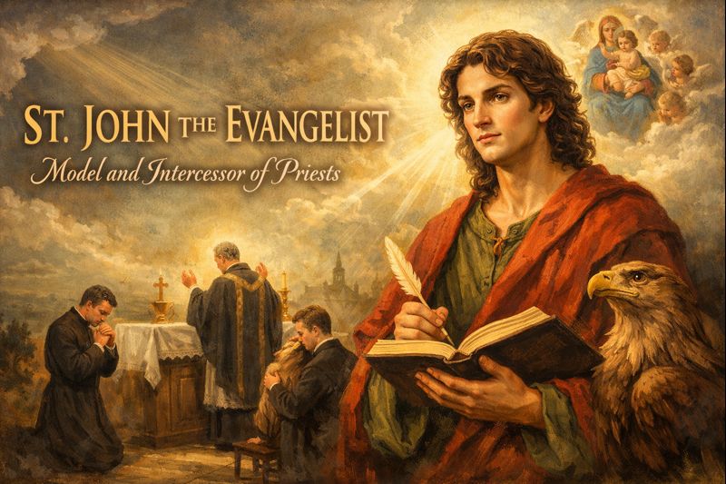 St. John the Evangelist: model and intercessor of priests (December 27)