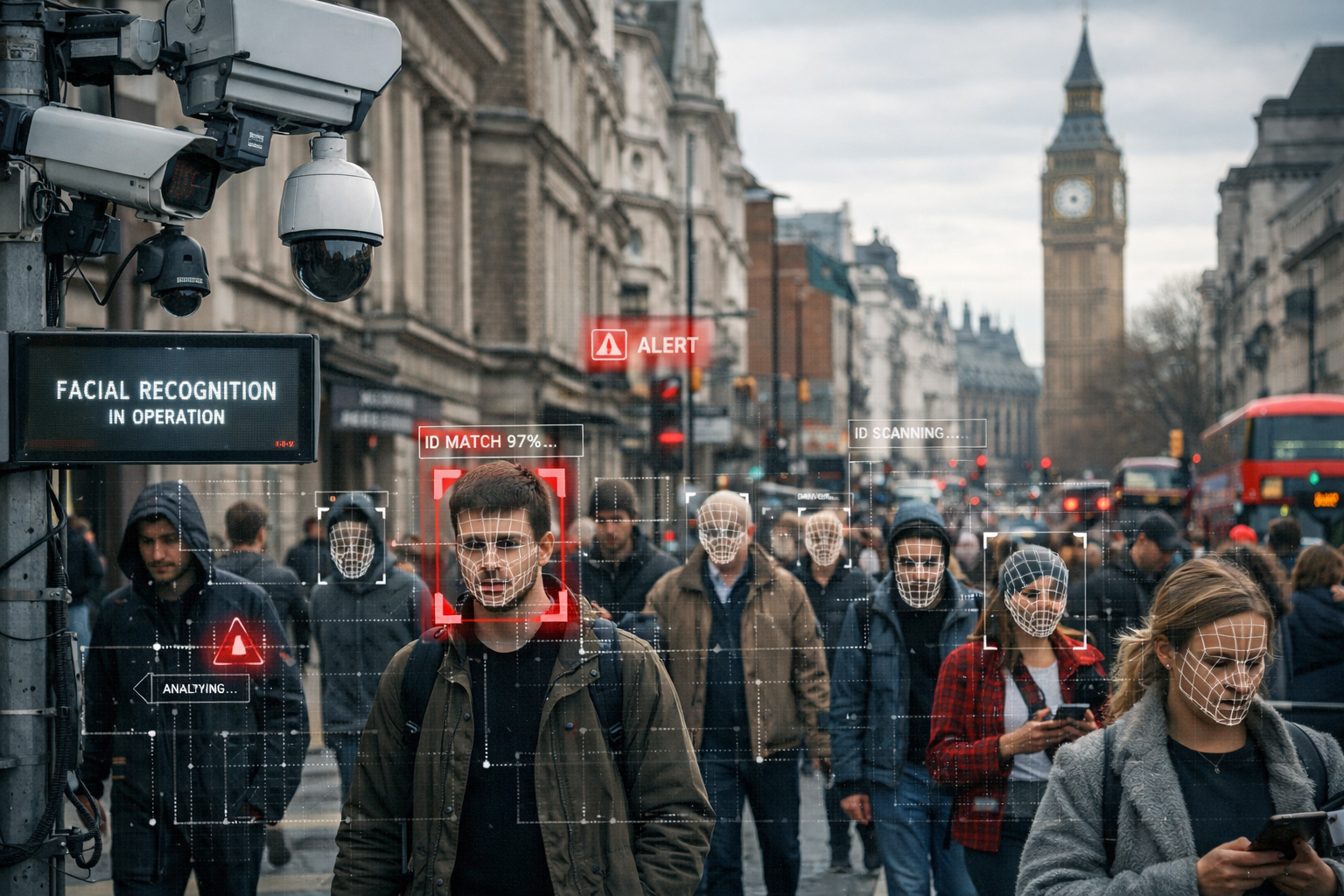 Watching the Watchers: Facial Recognition, Policing, and the Quiet End of Privacy in Britain