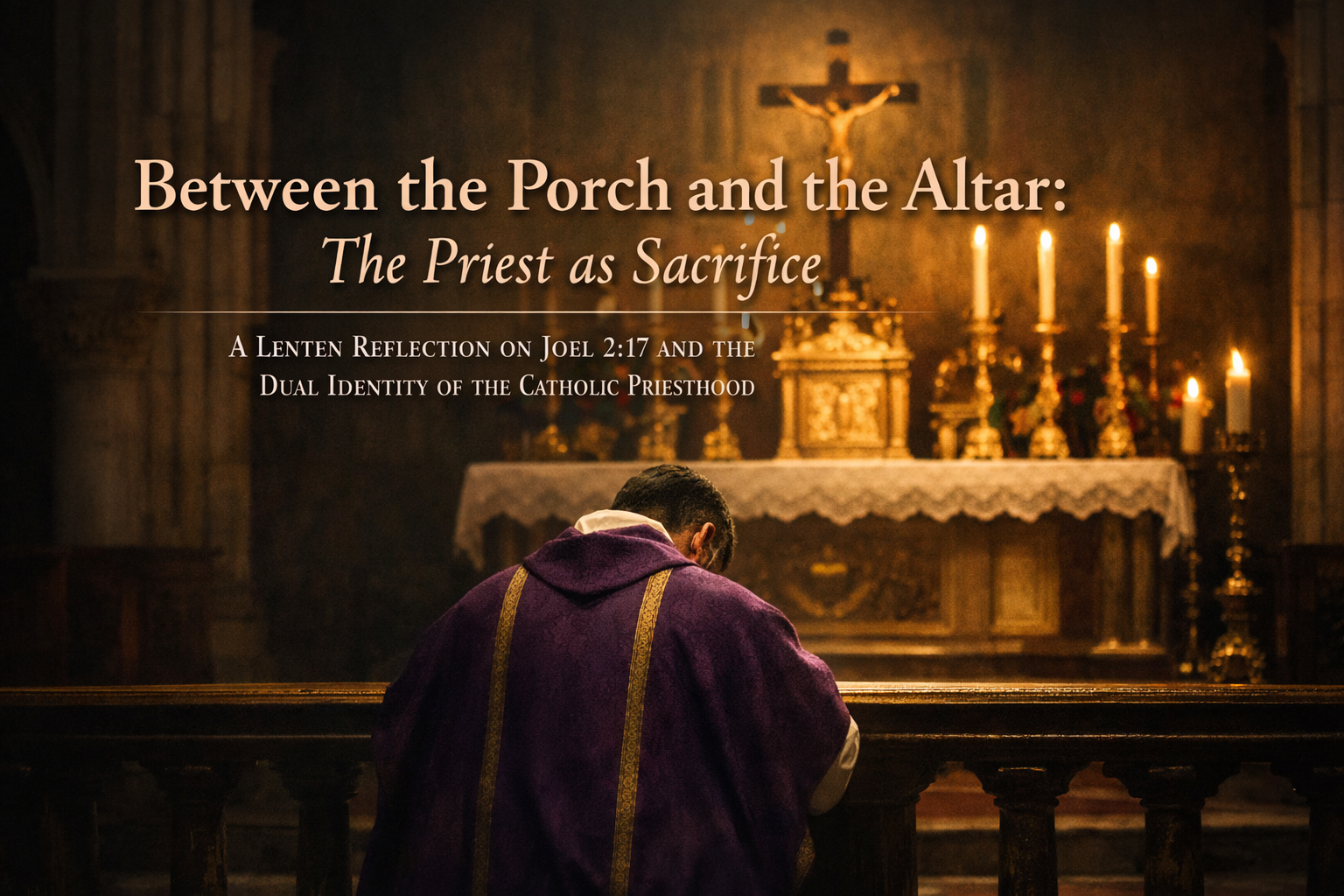 Between the Porch and the Altar: The Priest as Sacrifice