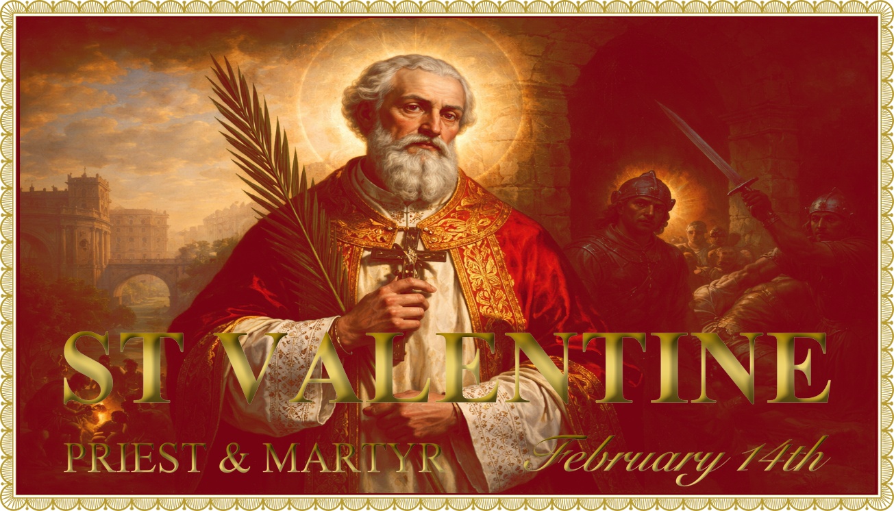 Today’s Mass: February 14 St Valentine, Martyr