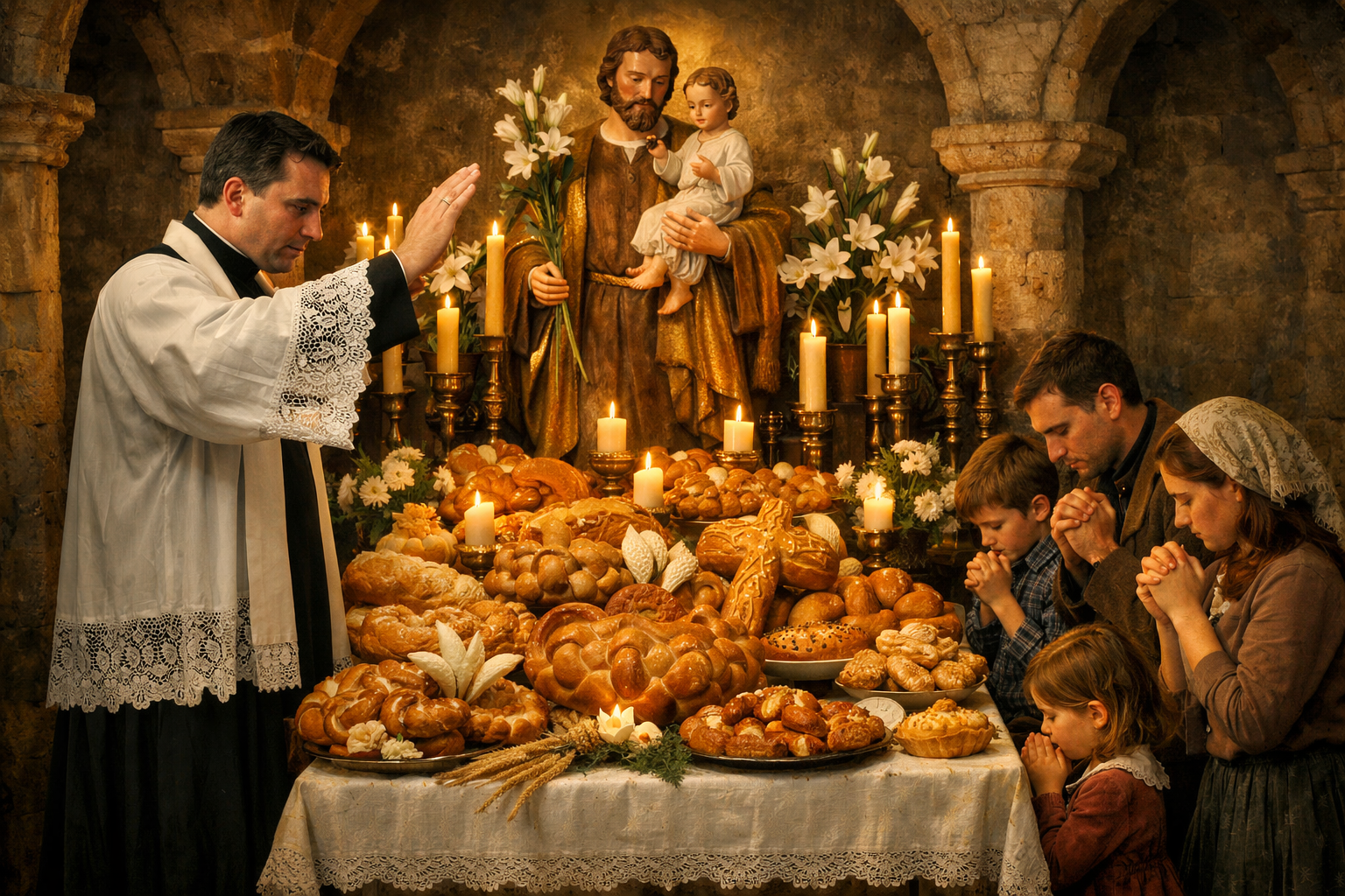 The Blessing of Bread on the Feast of St Joseph (19 March)
