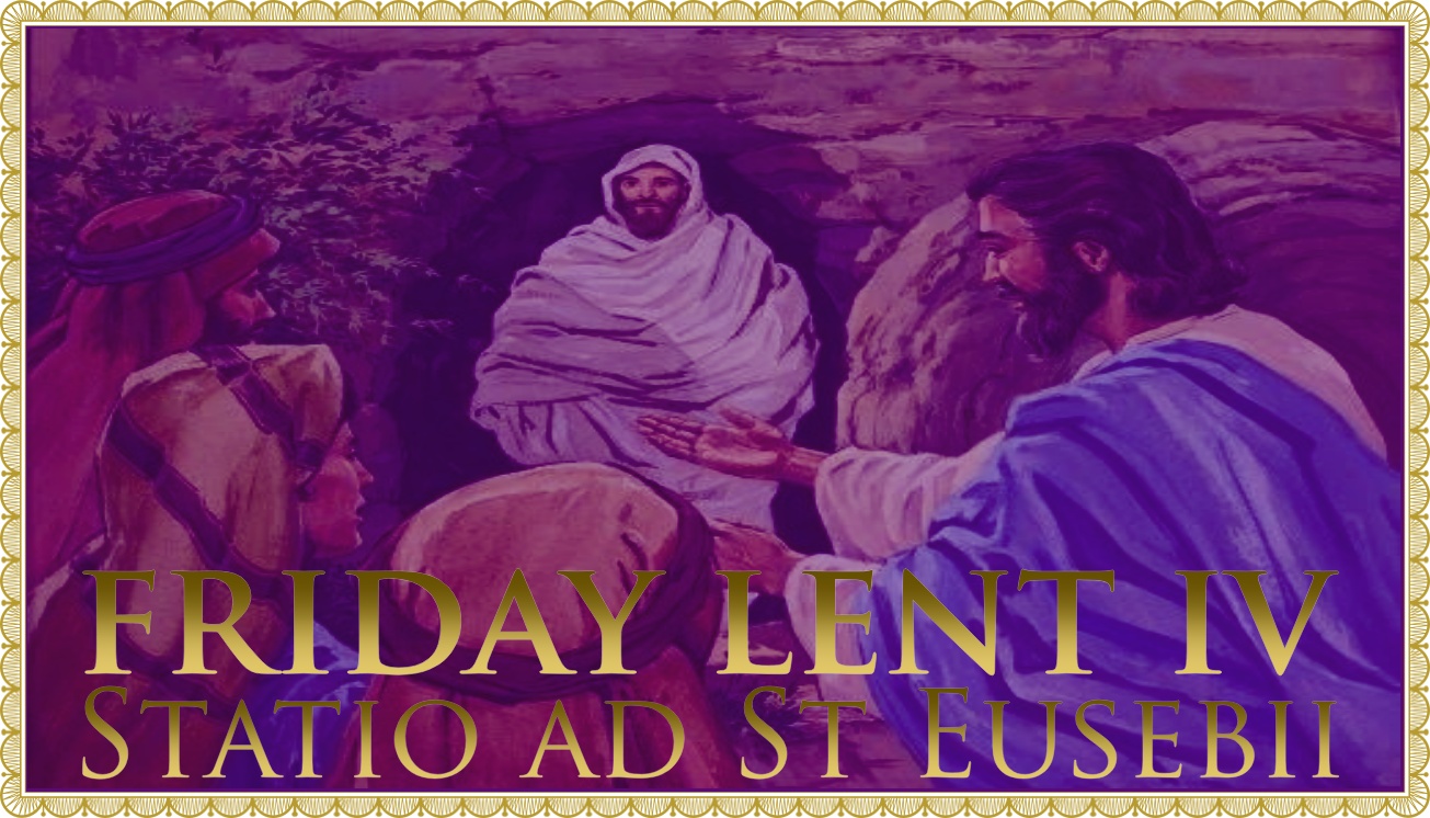 Today’s Mass: March 20 Friday Lent IV