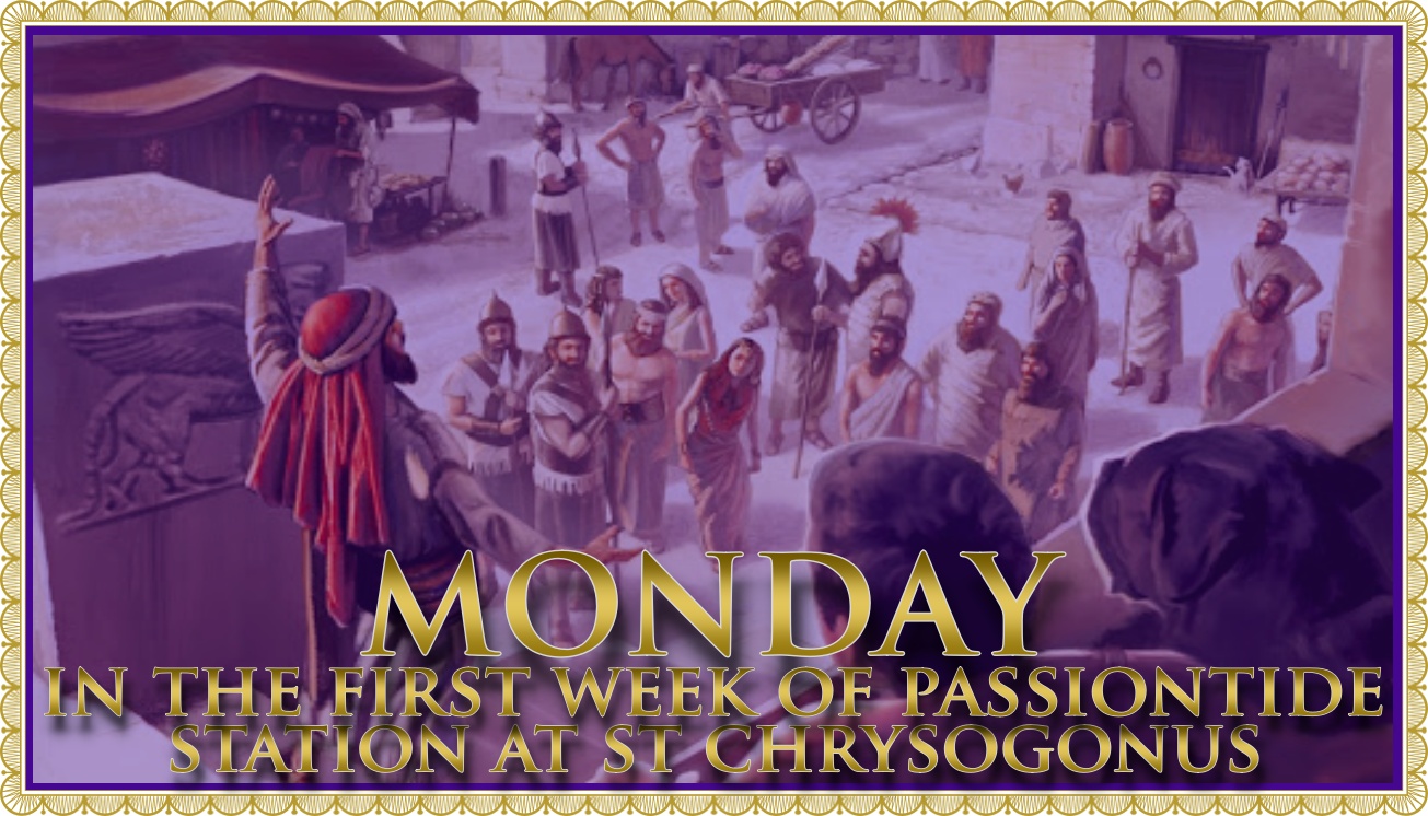 Today’s Mass: March 23 Monday Lent V