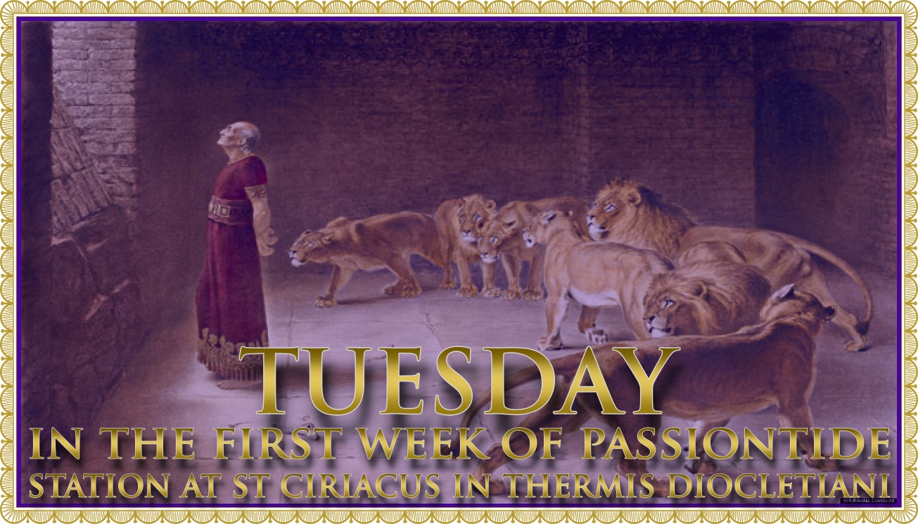 Today’s Mass: March 24 Tuesday Lent V