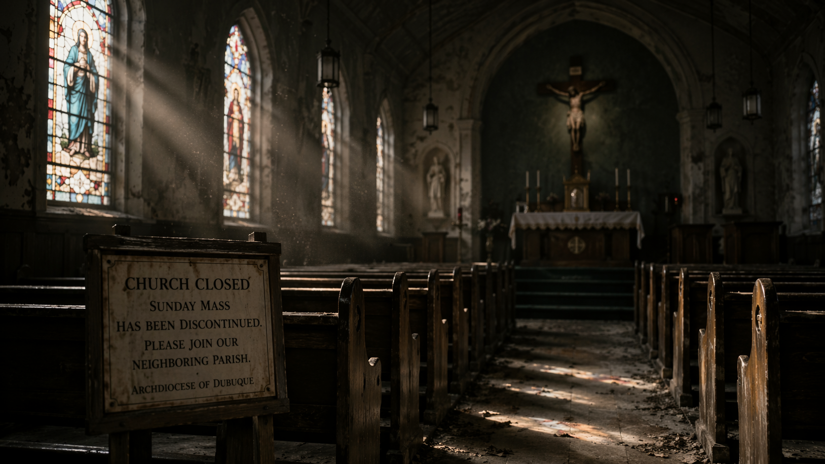 The silent suppression: 84 parishes, one Sunday, and the shrinking church