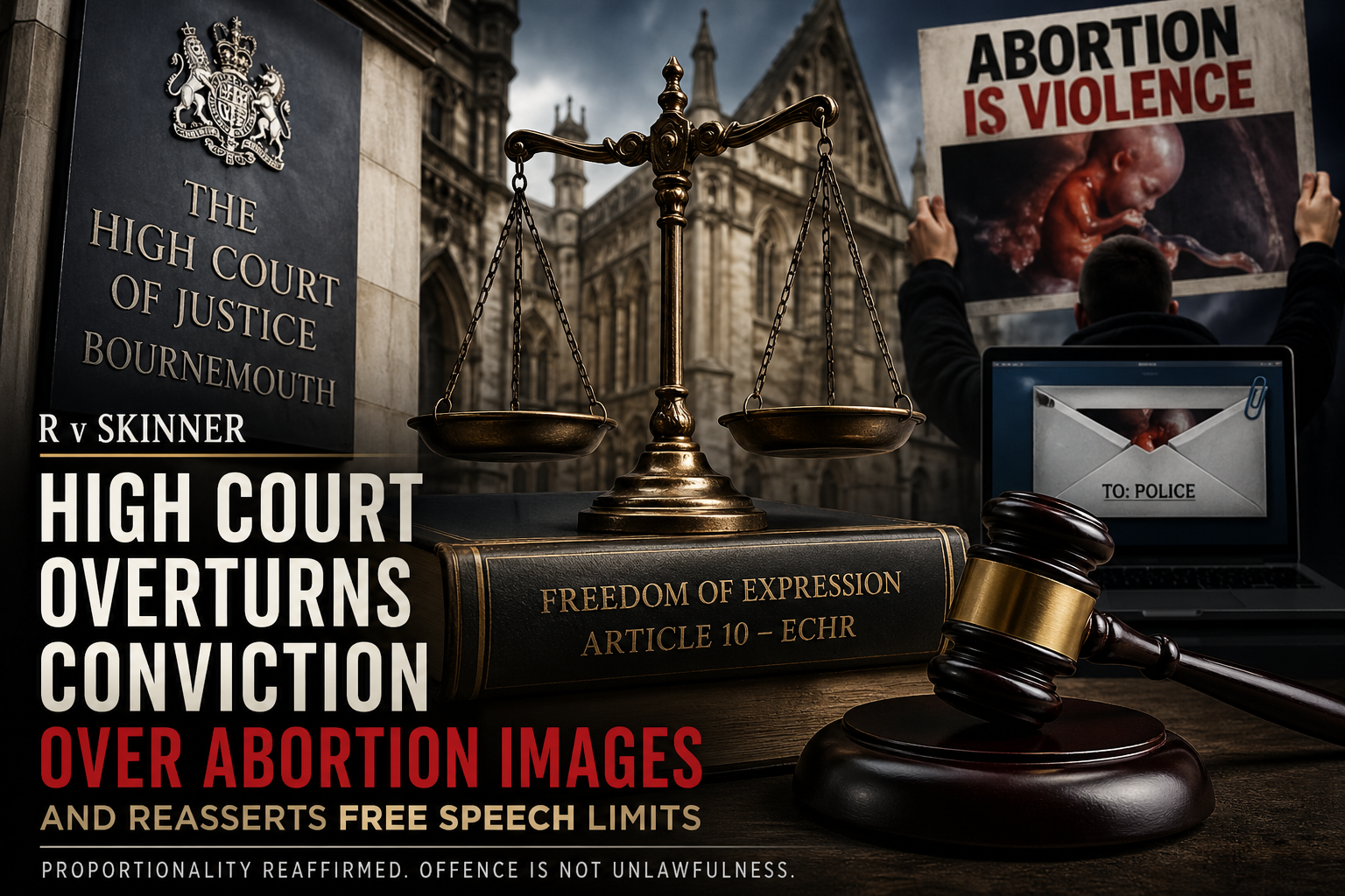 Abortion Images and Free Speech: R v Skinner Overturns Conviction in Landmark High Court Ruling