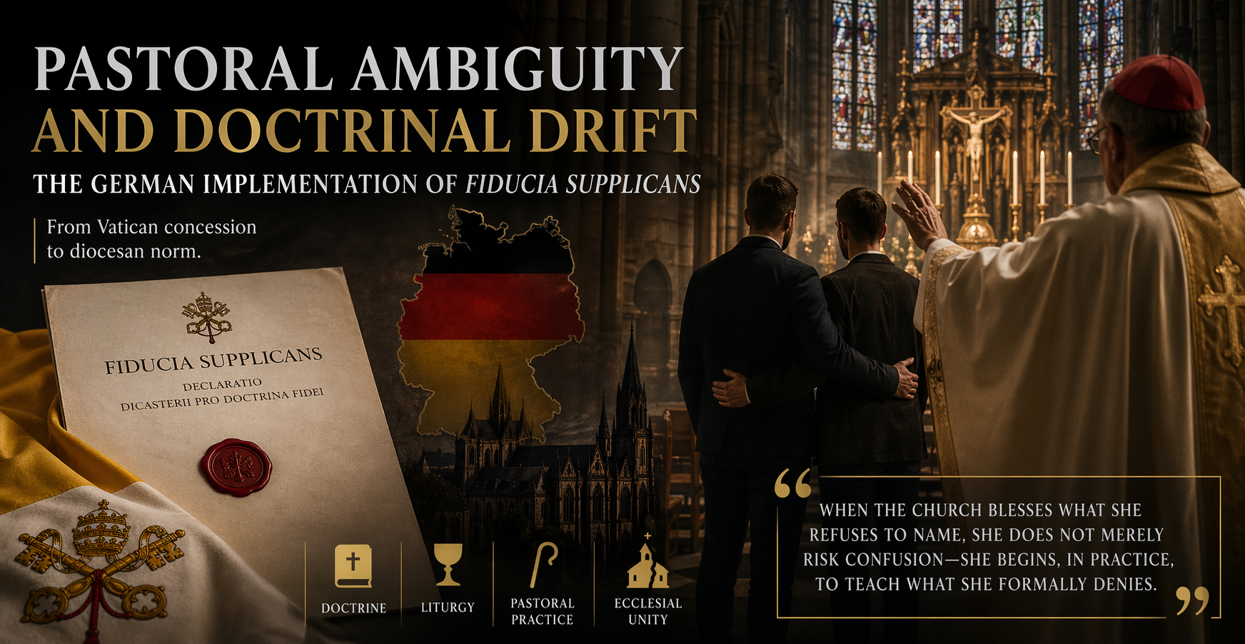Pastoral Ambiguity and Doctrinal Drift: The German Implementation of Fiducia Supplicans