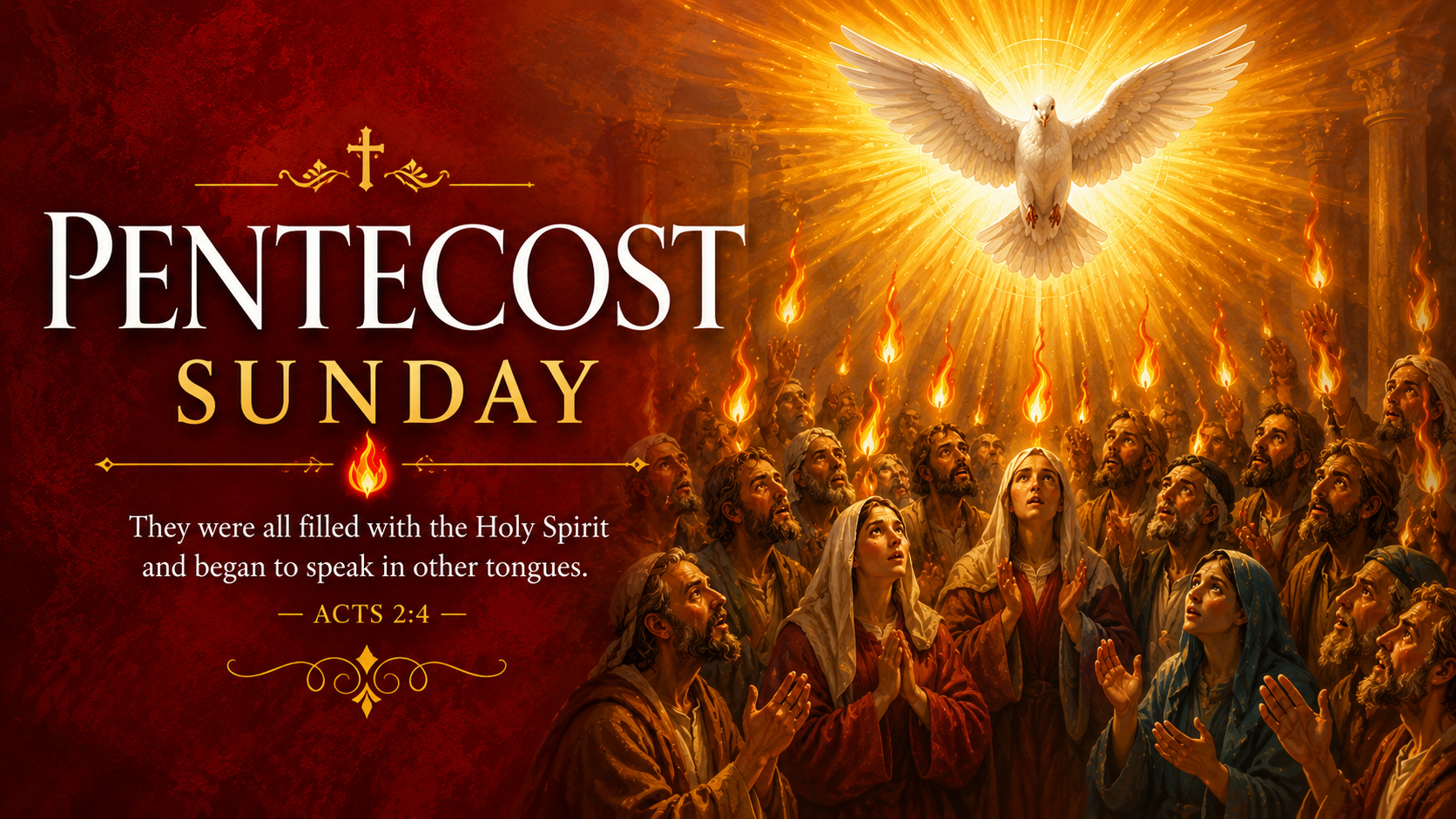 Today’s Mass: May 24 Pentecost Sunday Whitsun