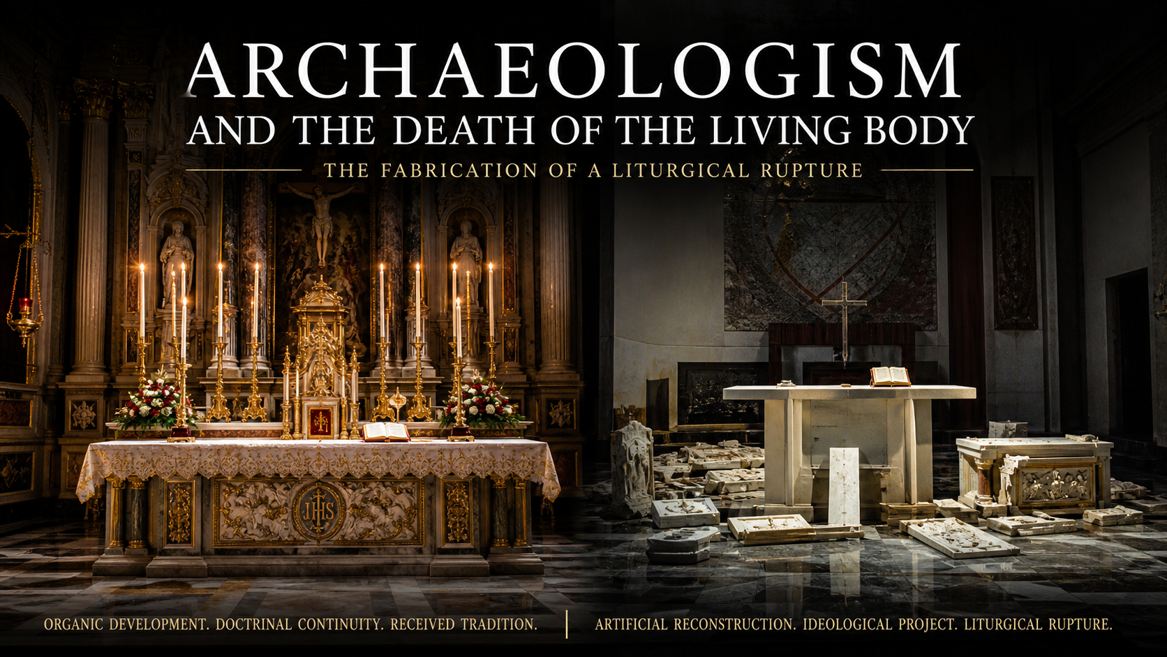 Archaeologism and the Death of the Living Body: The Fabrication of a Liturgical Rupture
