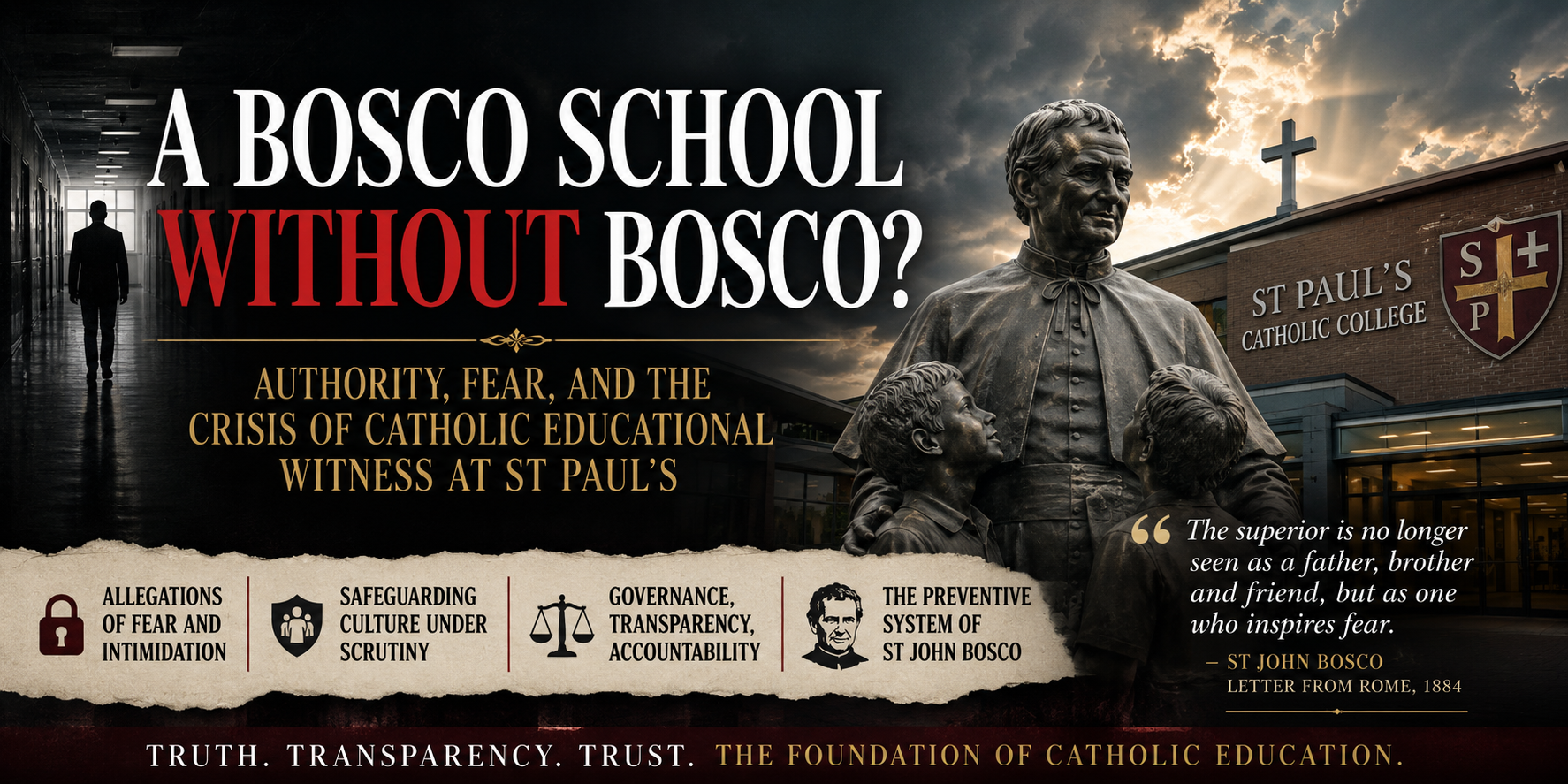 A Bosco School Without Bosco? Authority, Fear, and the Crisis of Catholic Educational Witness at St Paul’s