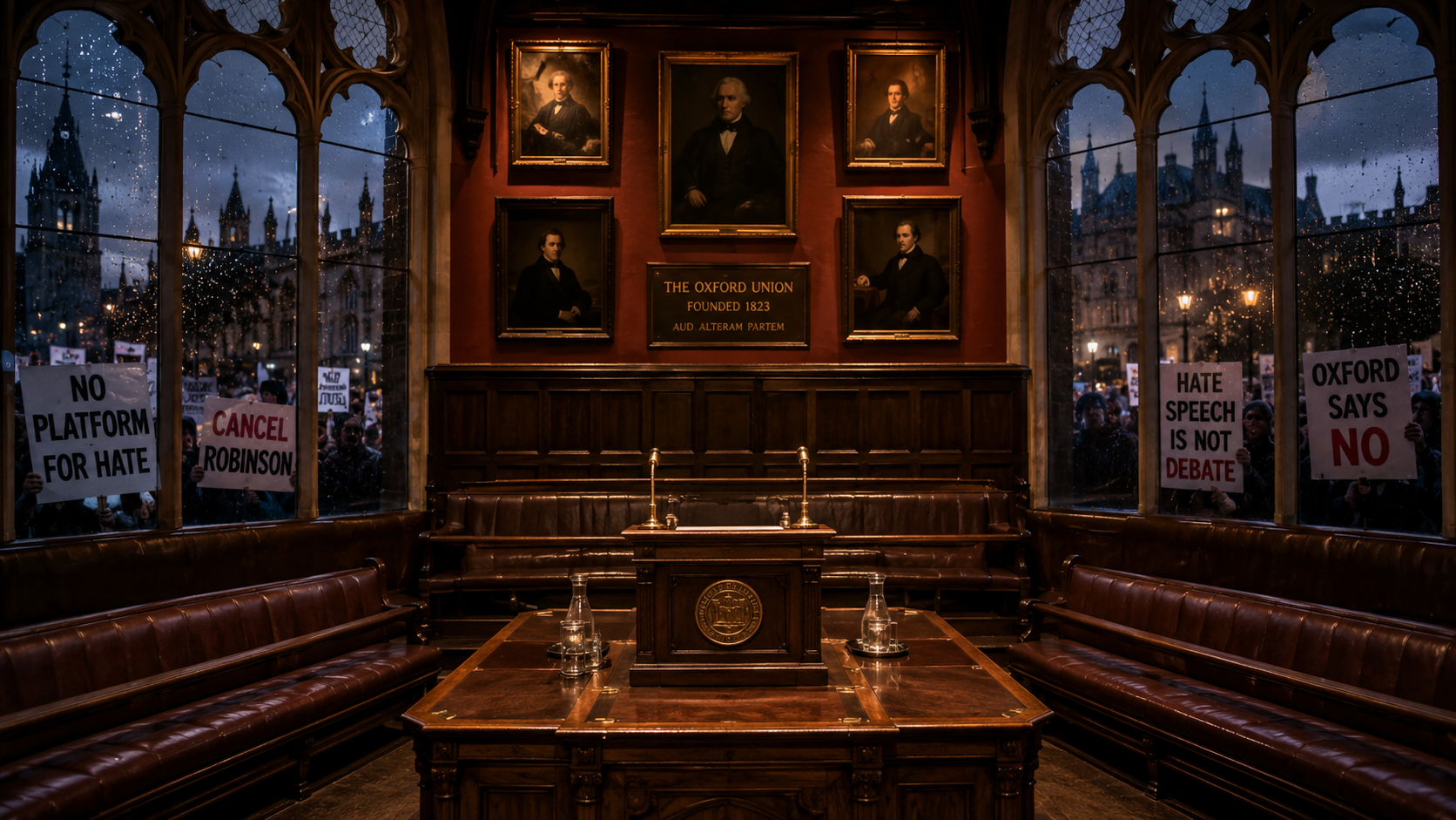 The Oxford Union, Tommy Robinson, and the Fearful University