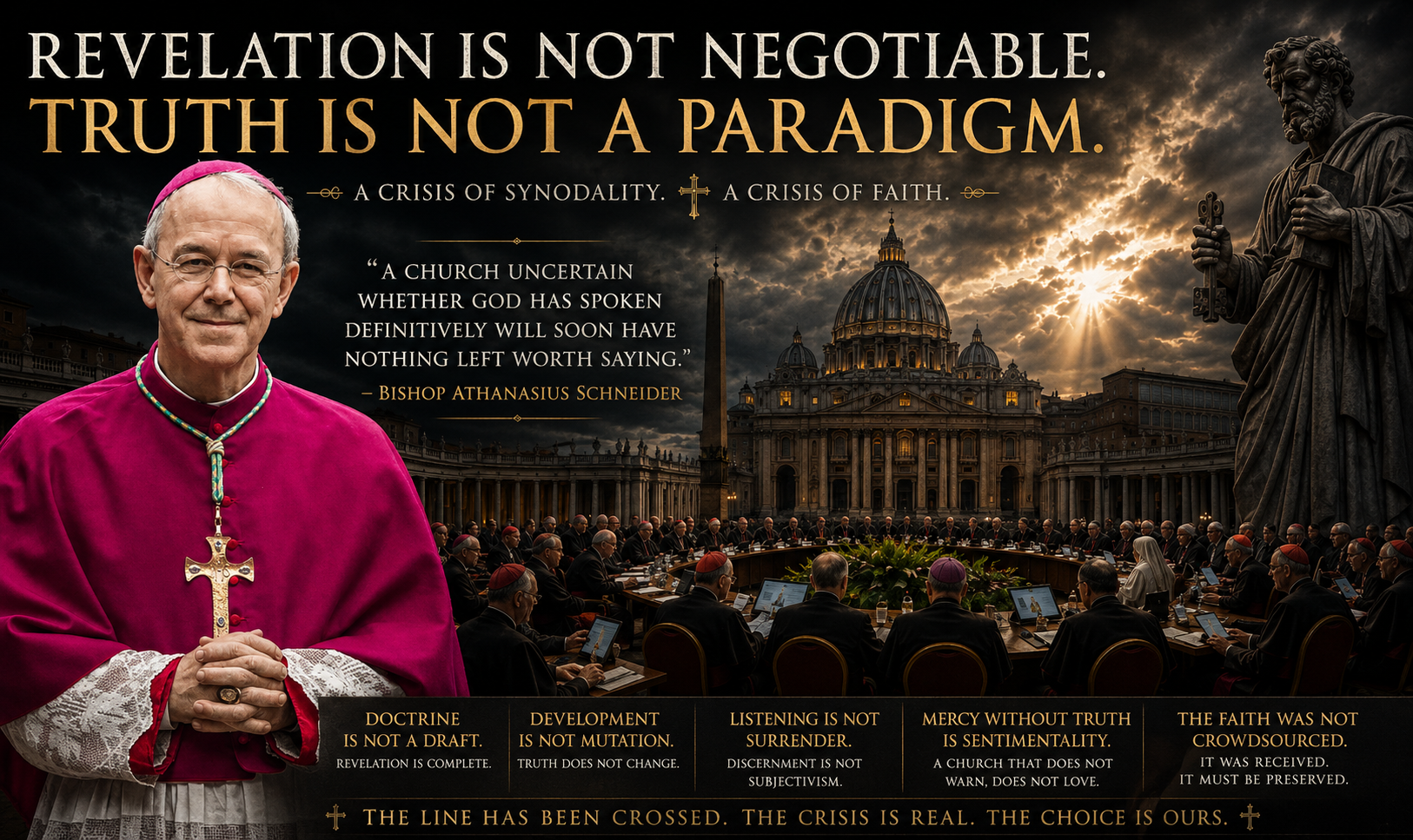 The Synod and the Revolt Against Revelation: Bishop Schneider’s Warning and the Crisis of Catholic Identity