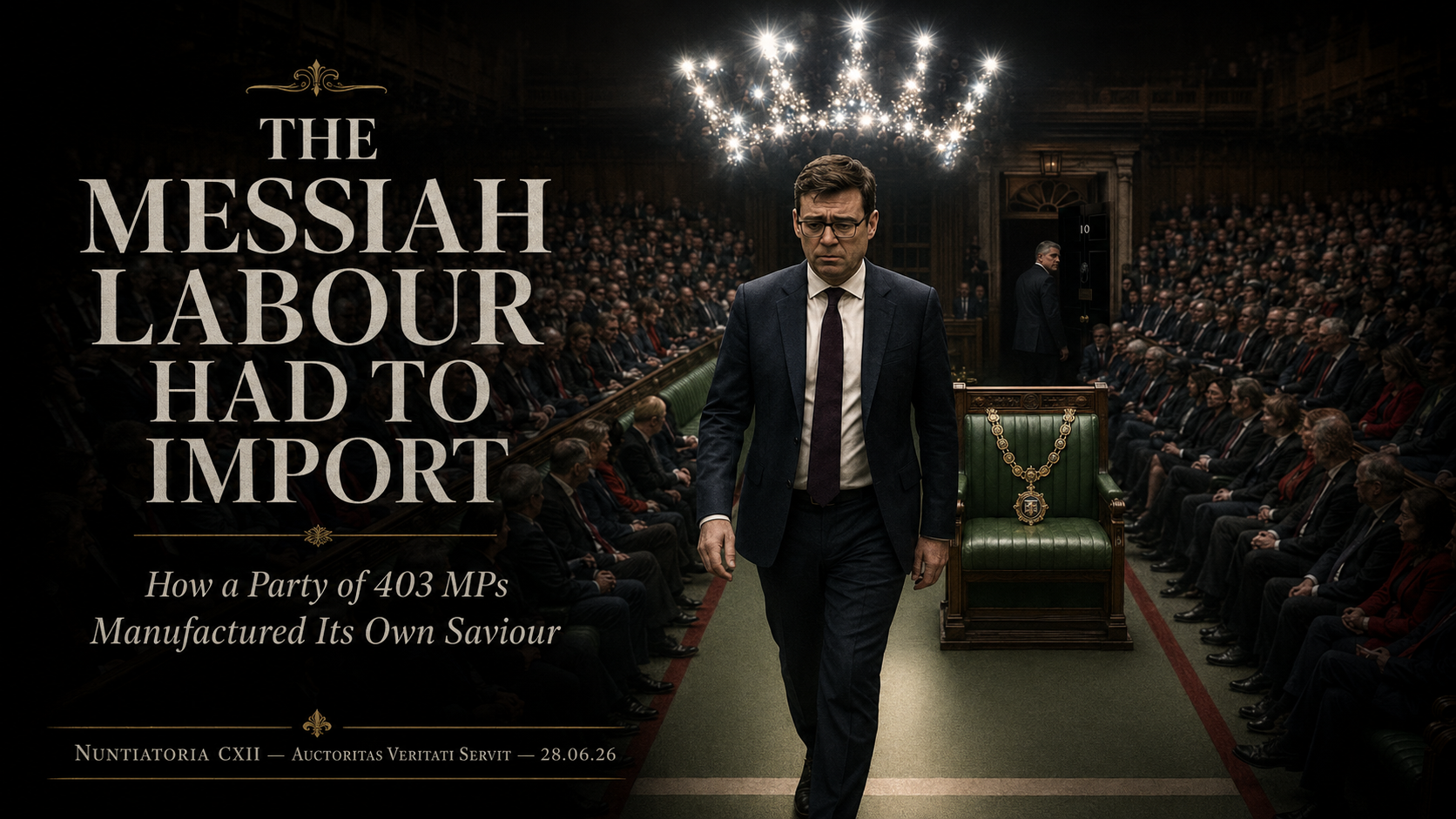 The Messiah Labour Had to Import: How a Party of 403 MPs Manufactured Its Own Saviour