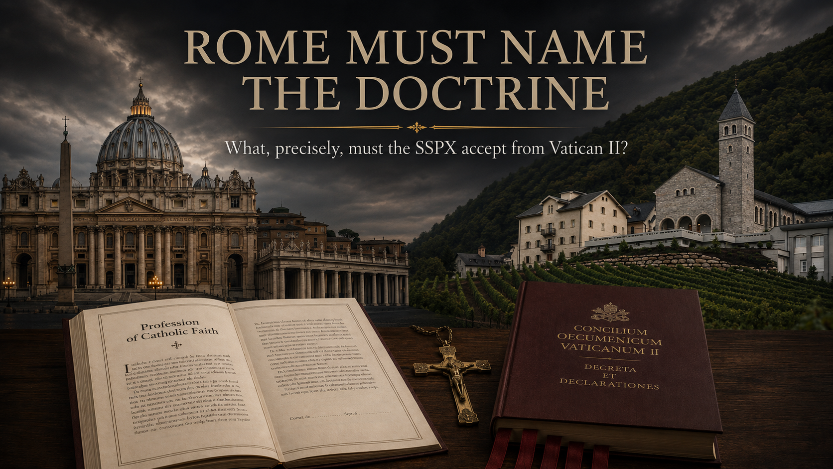 SSPX: Rome must name the doctrine
