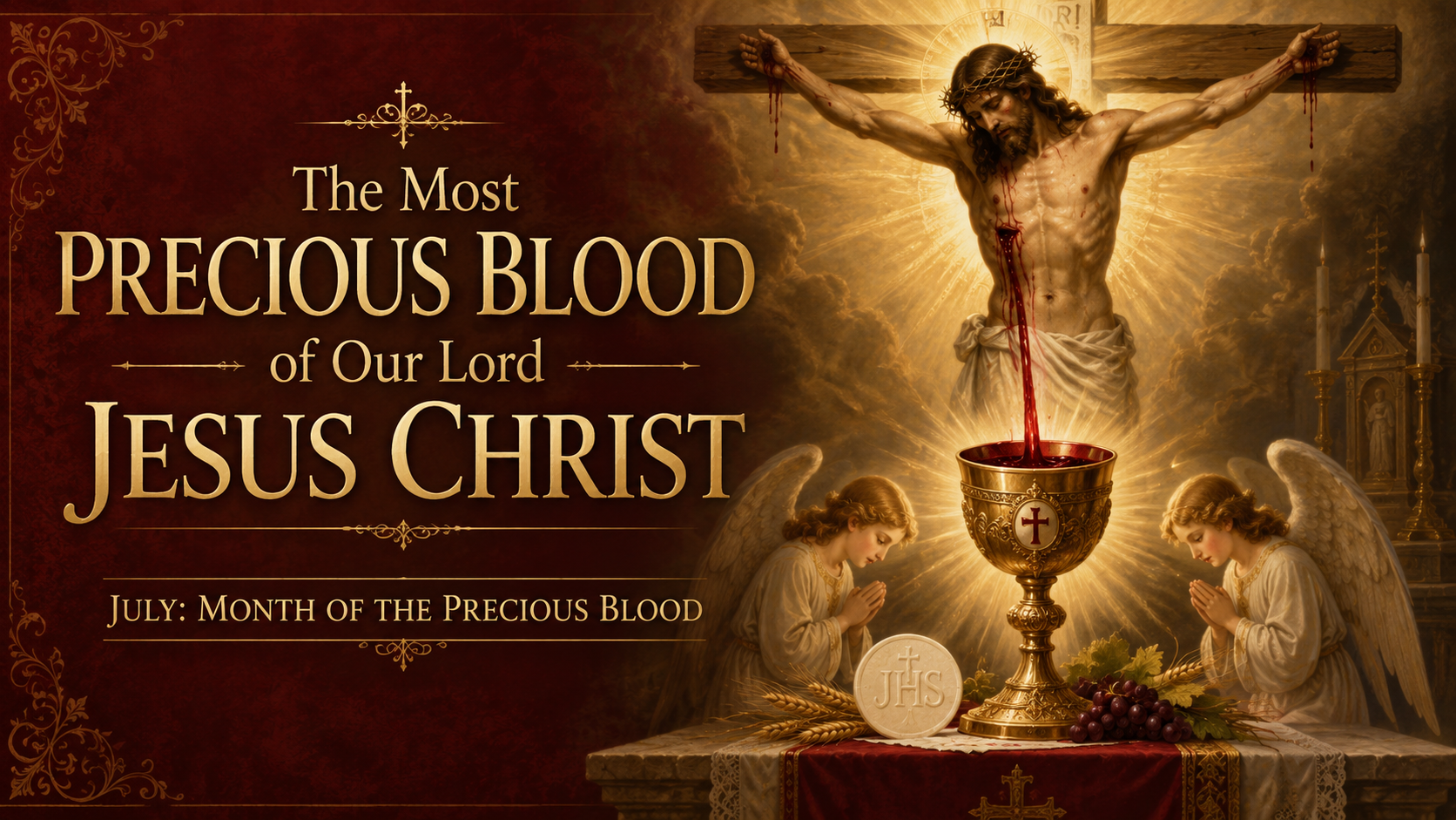 The Blood of the Everlasting Testament: The Most Precious Blood of Our Lord Jesus Christ and the Month of July