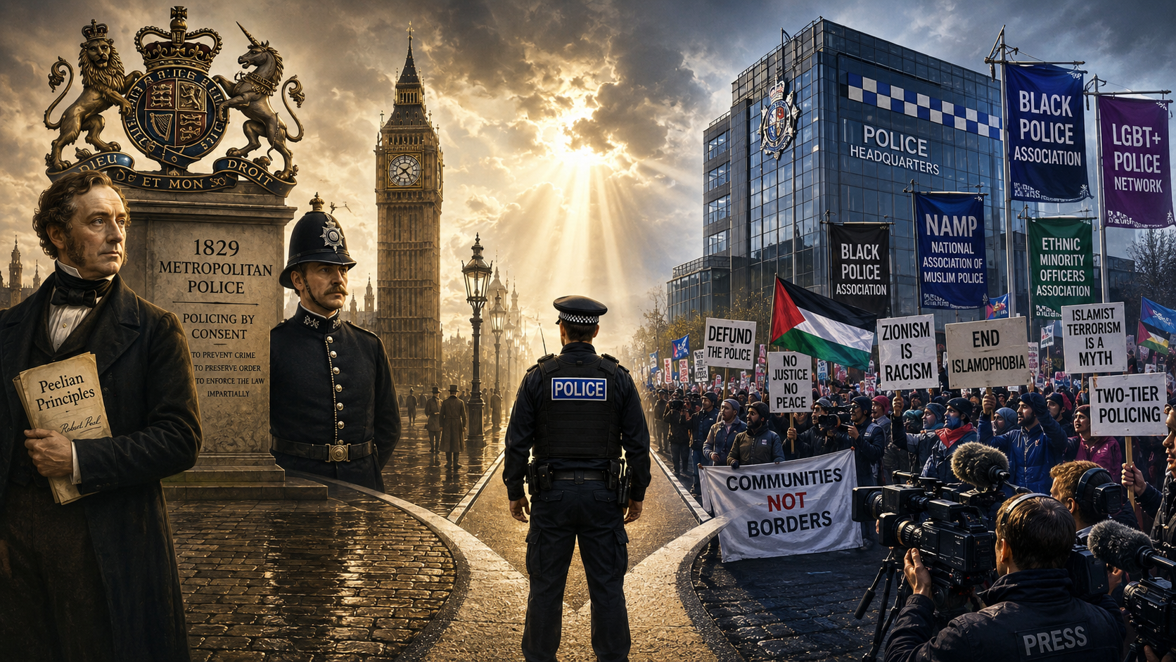 From Peel to Politics: Identity, Legitimacy, and the Unravelling of Policing by Consent