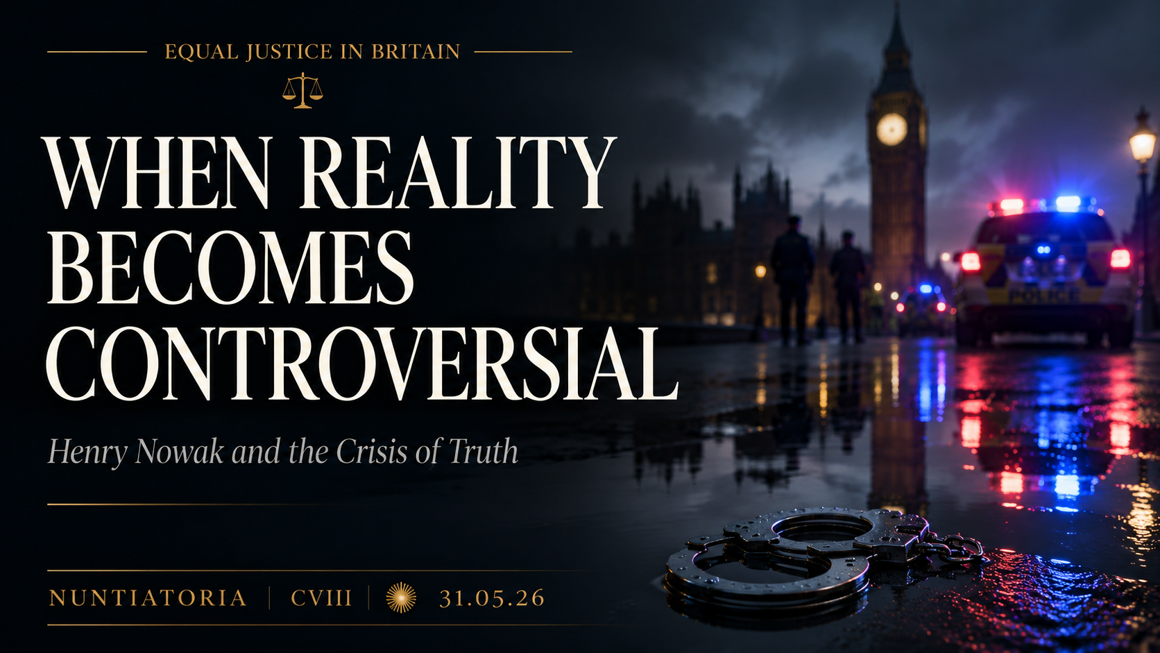 When reality becomes controversial: Henry Nowak, truth, and the erosion of legitimate authority in Britain