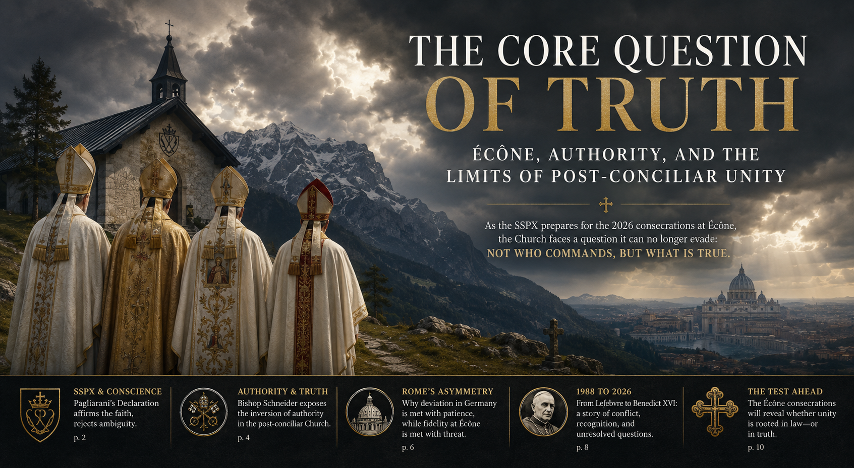 The core question of truth: Econe, Authority, and the limits of post-conciliar unity