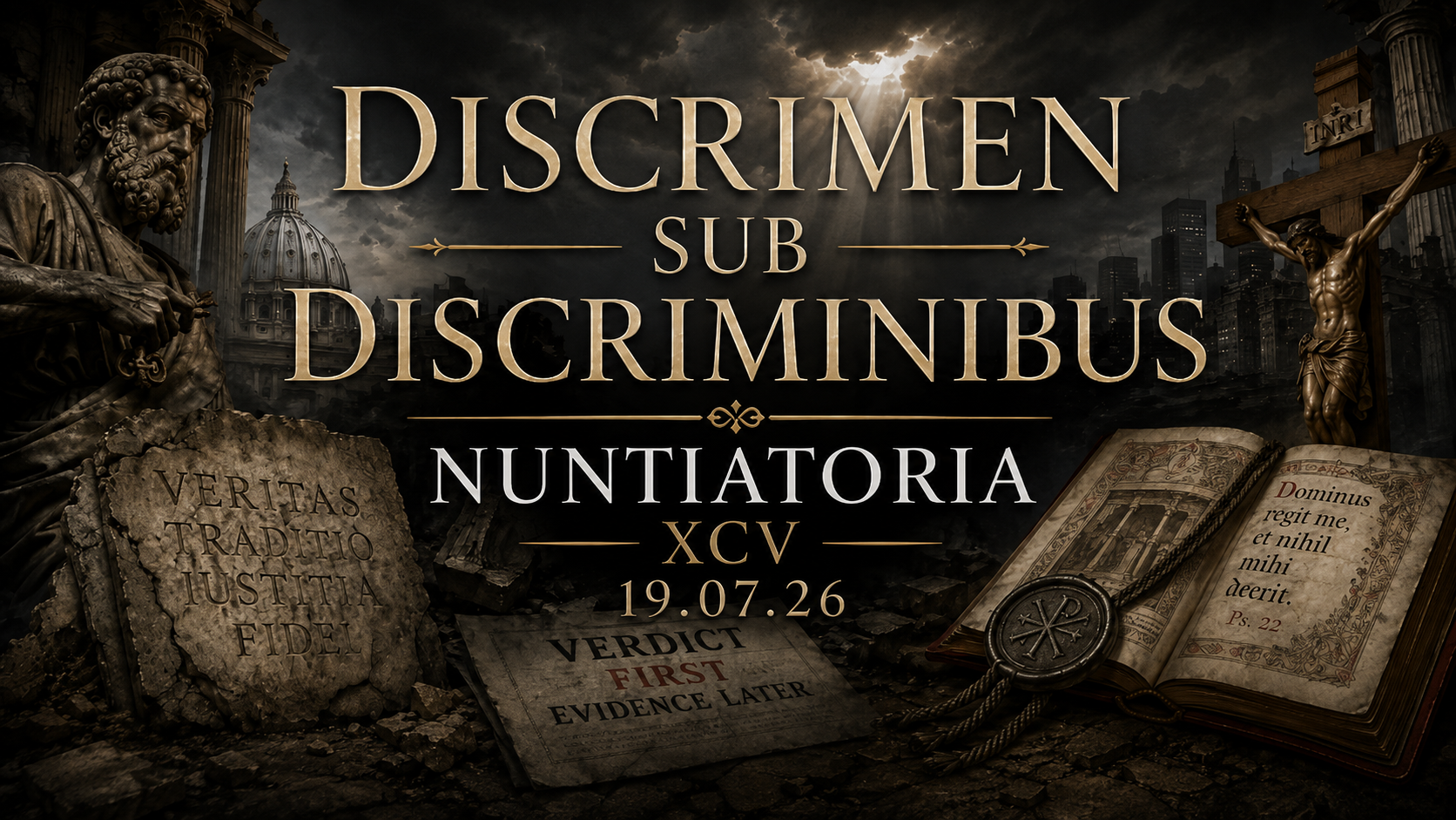 19.07.26 Nuntiatoria CXV: Discrimen sub Discriminibus