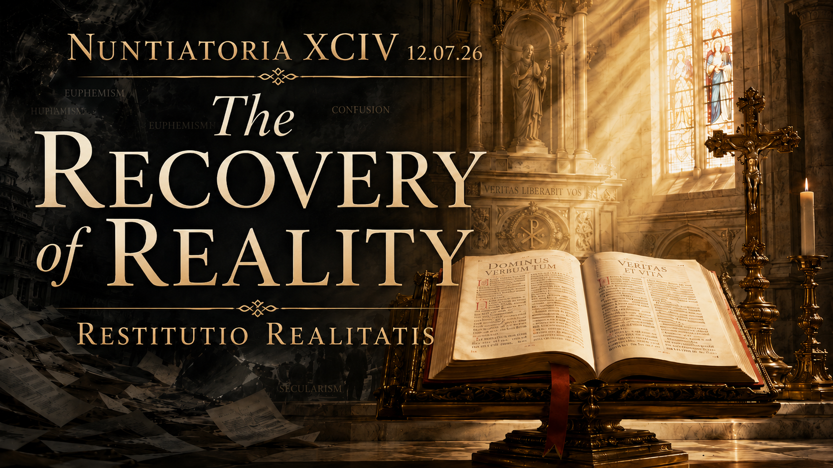 12.07.26 Nuntiatoria CXIV: Restitutio Realitatis