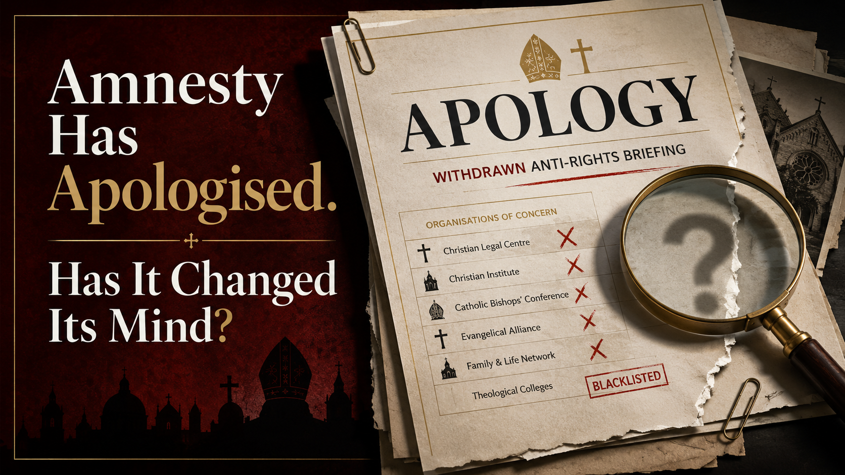 Amnesty Has Apologised. Has It Changed Its Mind?