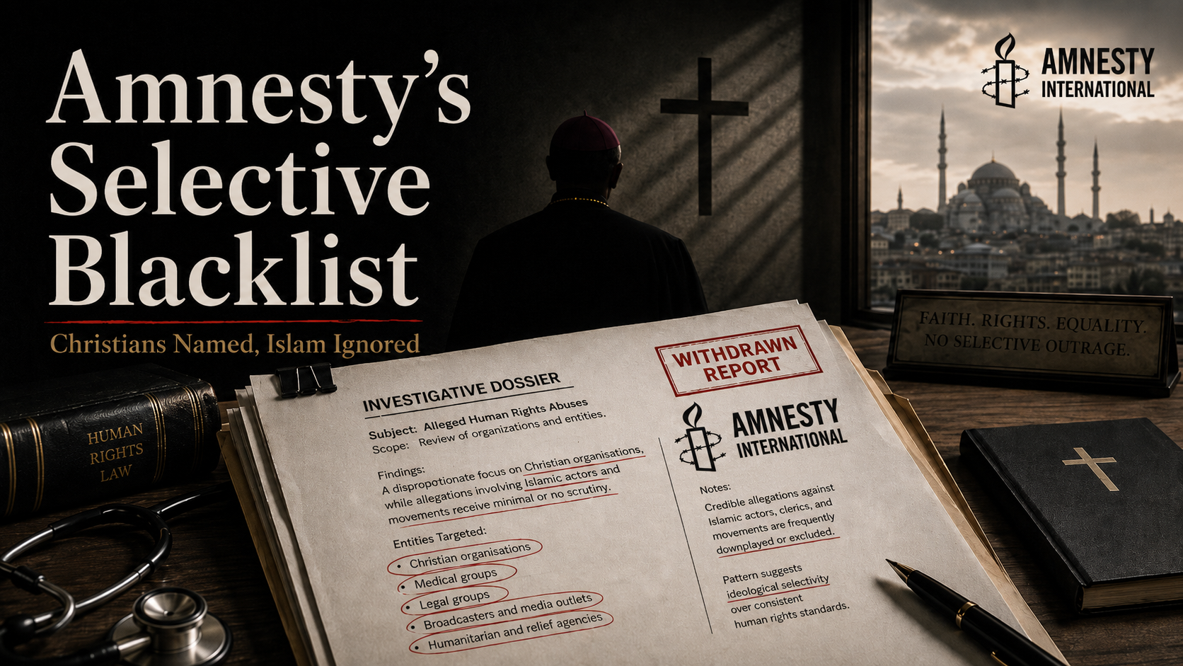 Amnesty’s Selective Blacklist: Christians Named, Islam Ignored