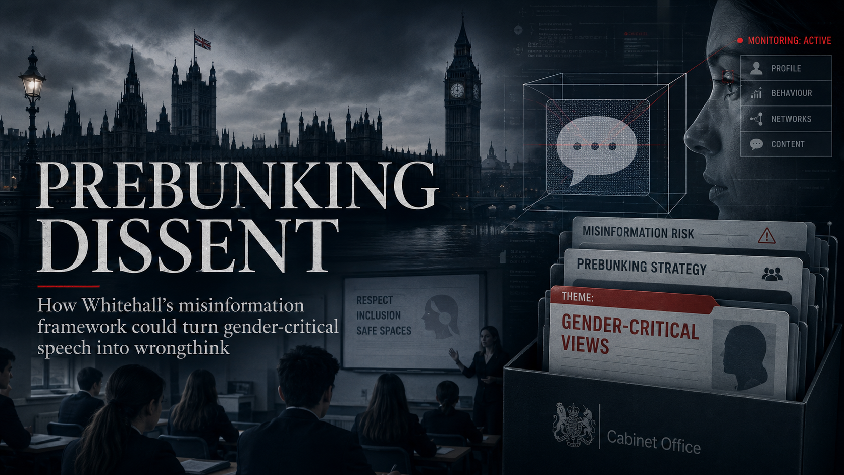 Prebunking Dissent: How Whitehall’s Misinformation Framework Could Turn Gender-Critical Speech into Wrongthink