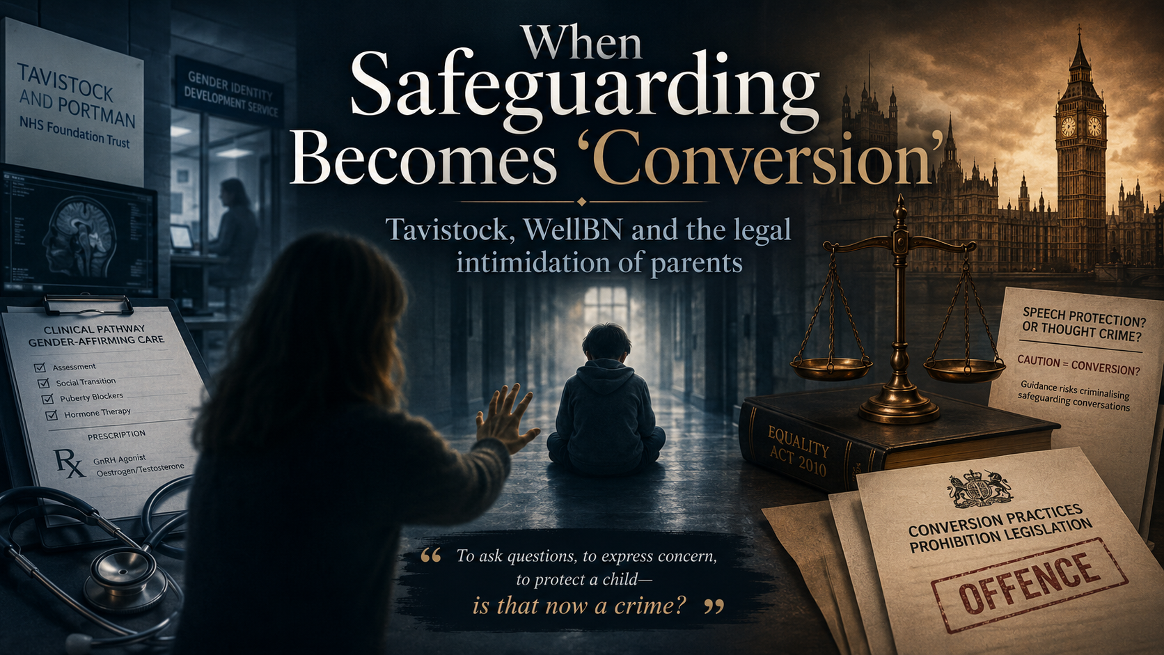 When Safeguarding Becomes “Conversion”: Tavistock, WellBN and the legal intimidation of parents