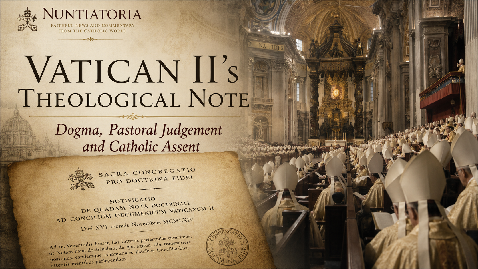 Vatican II’s Theological Note: Dogma, Pastoral Judgement and the Measure of Catholic Assent