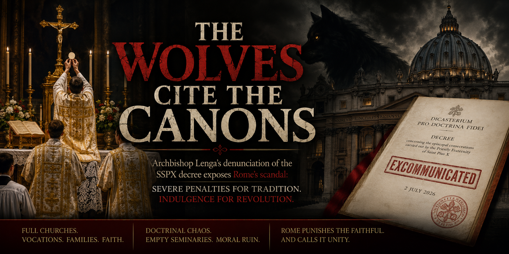 The Wolves Cite the Canons: Archbishop Jan Paweł Lenga’s denunciation of the SSPX decree