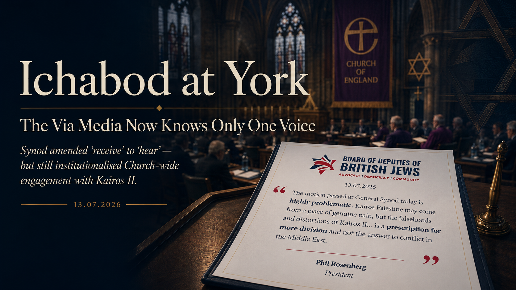 Ichabod at York: The Via Media Now Knows Only One Voice