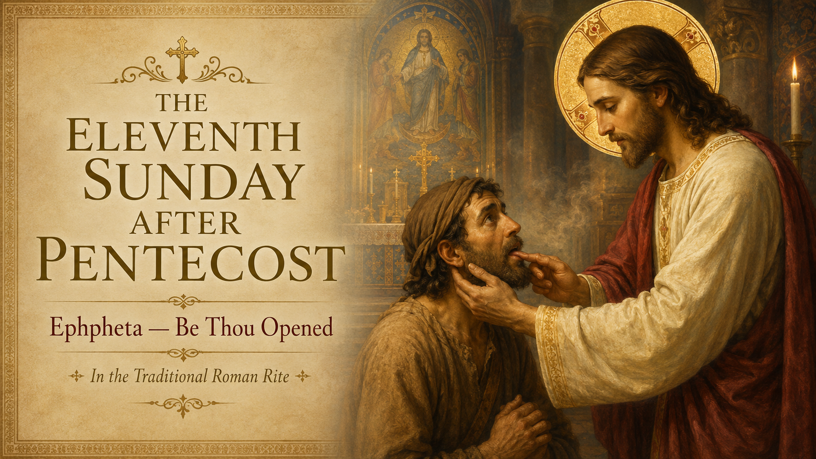 Ephpheta — Be Thou Opened: The Eleventh Sunday after Pentecost