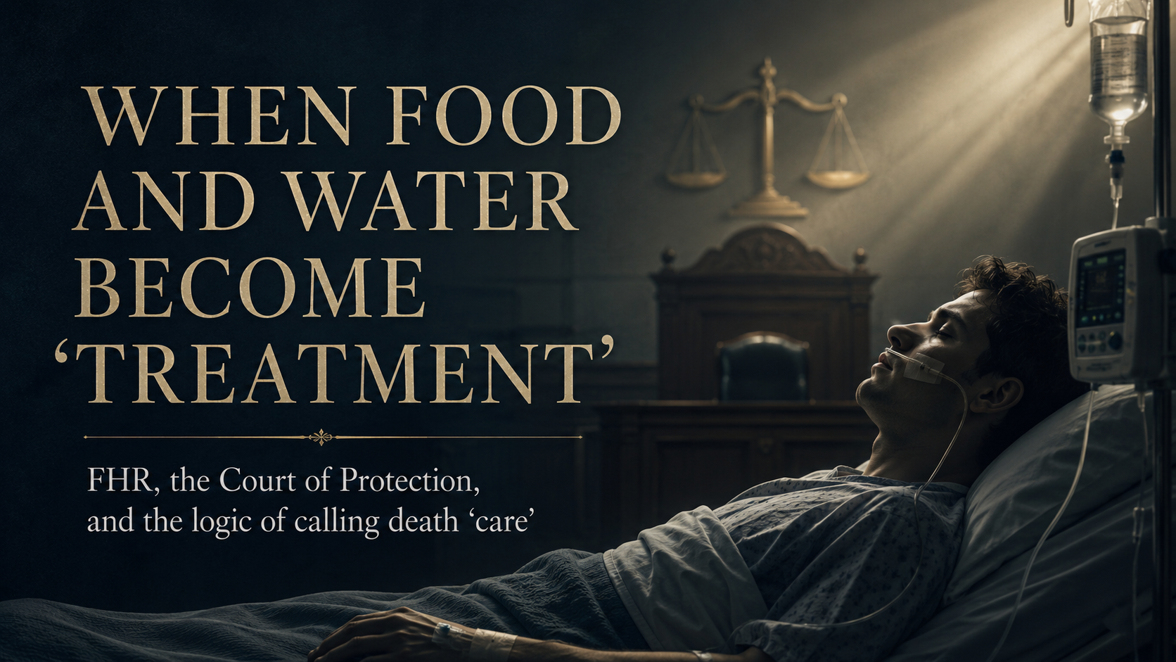 WHEN FOOD AND WATER BECOME “TREATMENT”