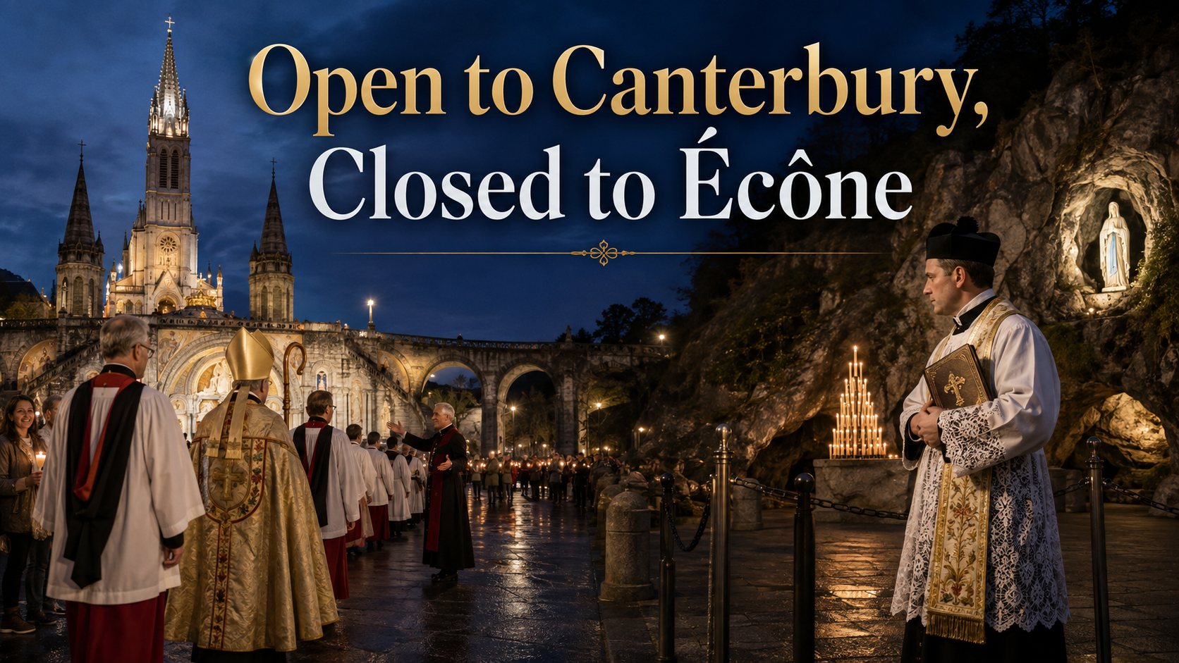 Open to Canterbury, Closed to Écône: Lourdes