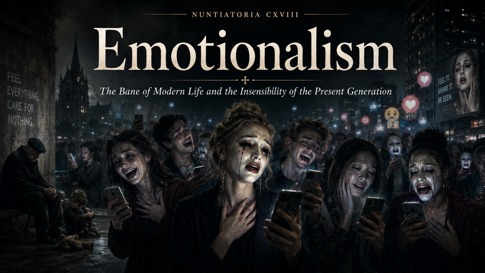 Emotionalism: The Bane of Modern Life and the Insensibility of the Present Generation