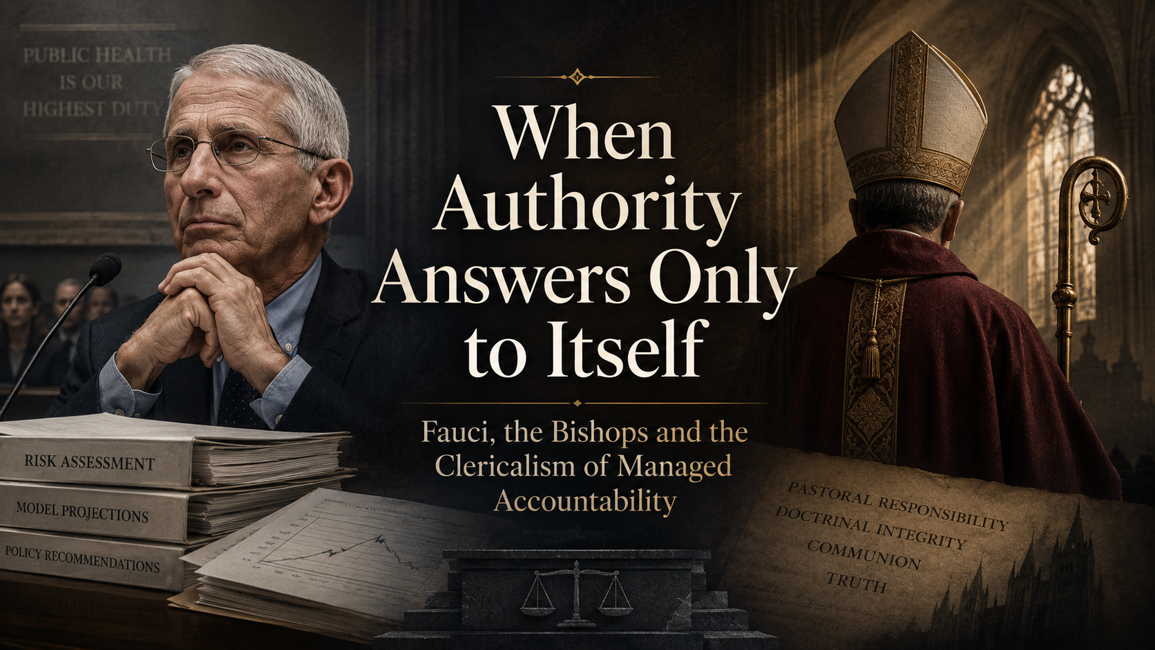 When Authority Answers Only to Itself: Fauci, the Bishops and the Clericalism of Managed Accountability