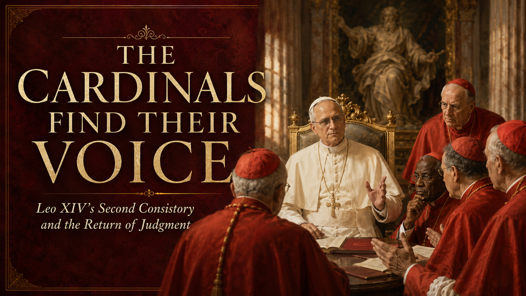THE CARDINALS FIND THEIR VOICE: Leo XIV’s Second Consistory and the Return of JudgEment