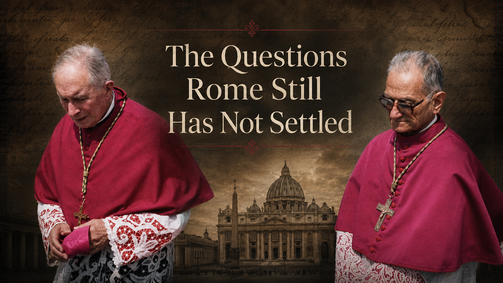 The Questions Rome Still Has Not Settled