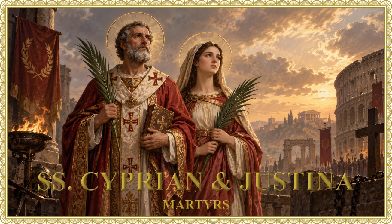 Today’s Mass: September 26 SS. Cyprian and Justina, Martyrs