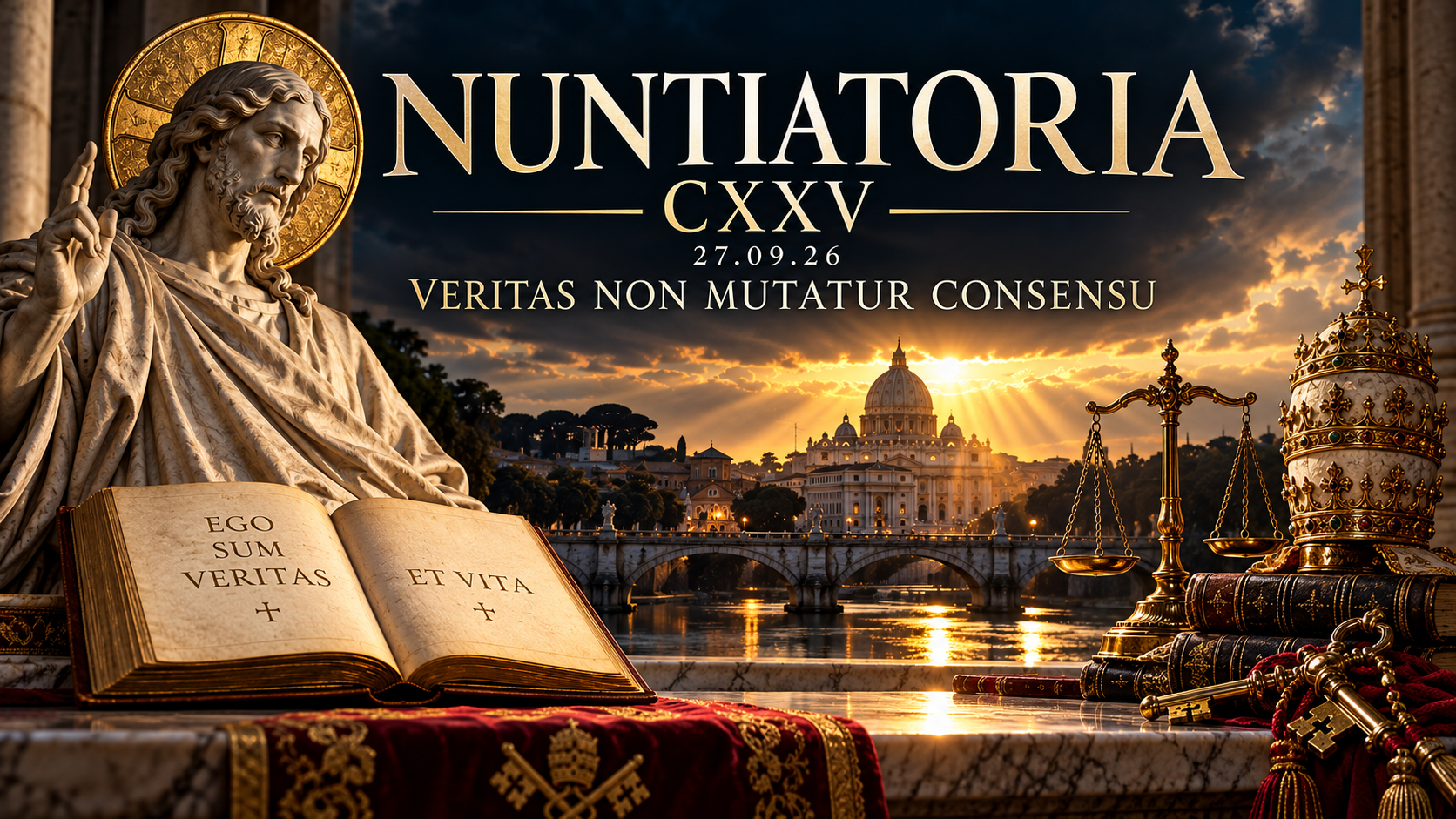 27.09.26 Nuntiatoria CXXV: VERITAS NON MUTATUR CONSENSU