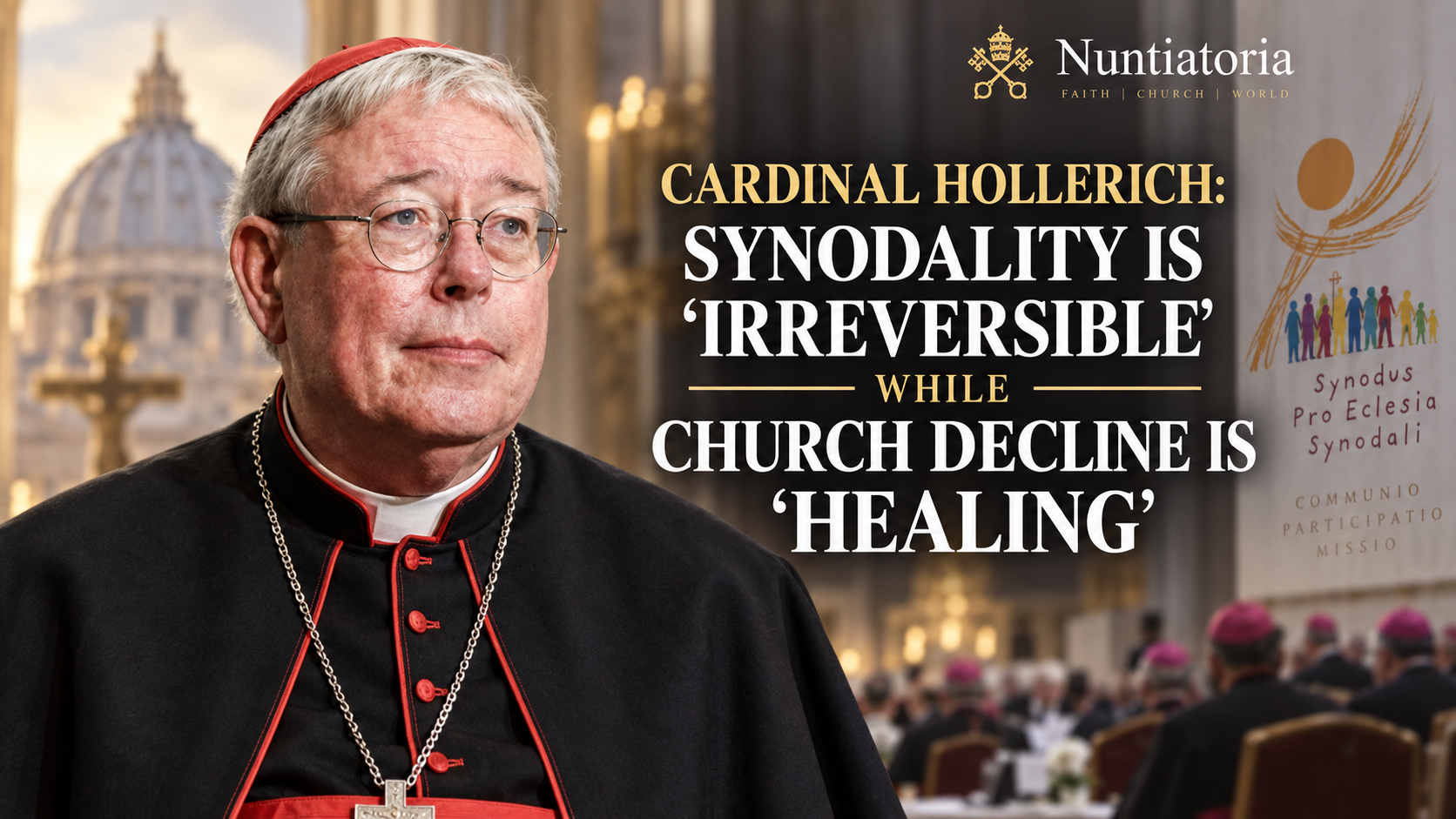 Cardinal Hollerich: Synodality is “irreversible” while Church decline is “healing”