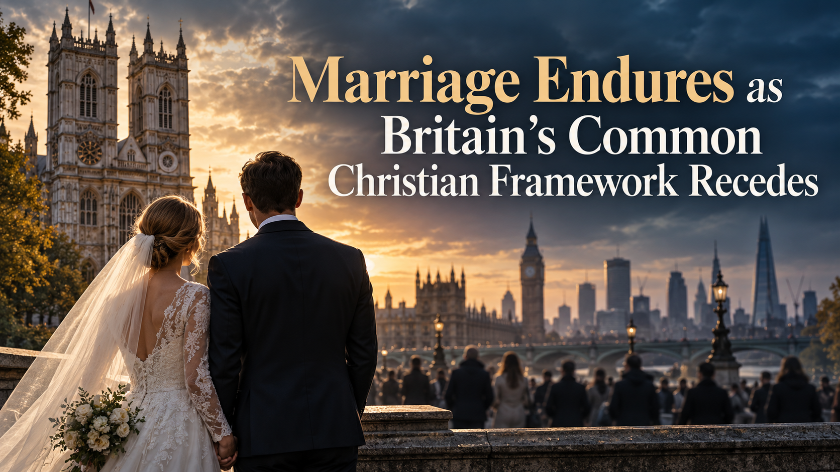 Marriage Endures as Britain’s Common Christian Framework Recedes