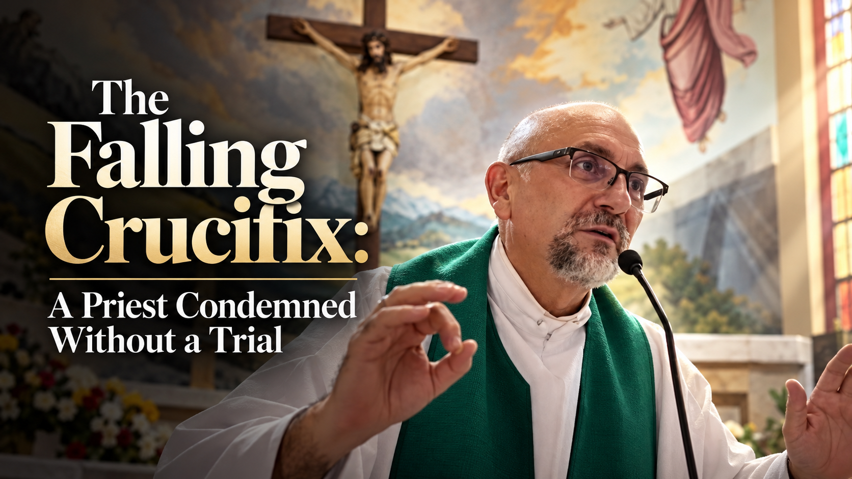 THE FALLING CRUCIFIX: A Priest Condemned Without a Trial