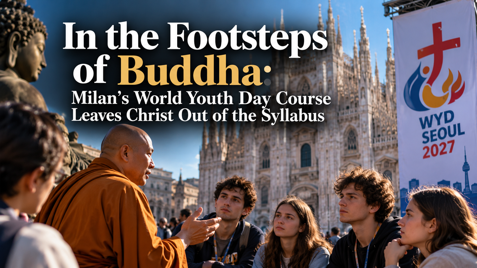 IN THE FOOTSEPS OF BUDDHA: Milan’s World Youth Day Course Leaves Christ Out of the Syllabus