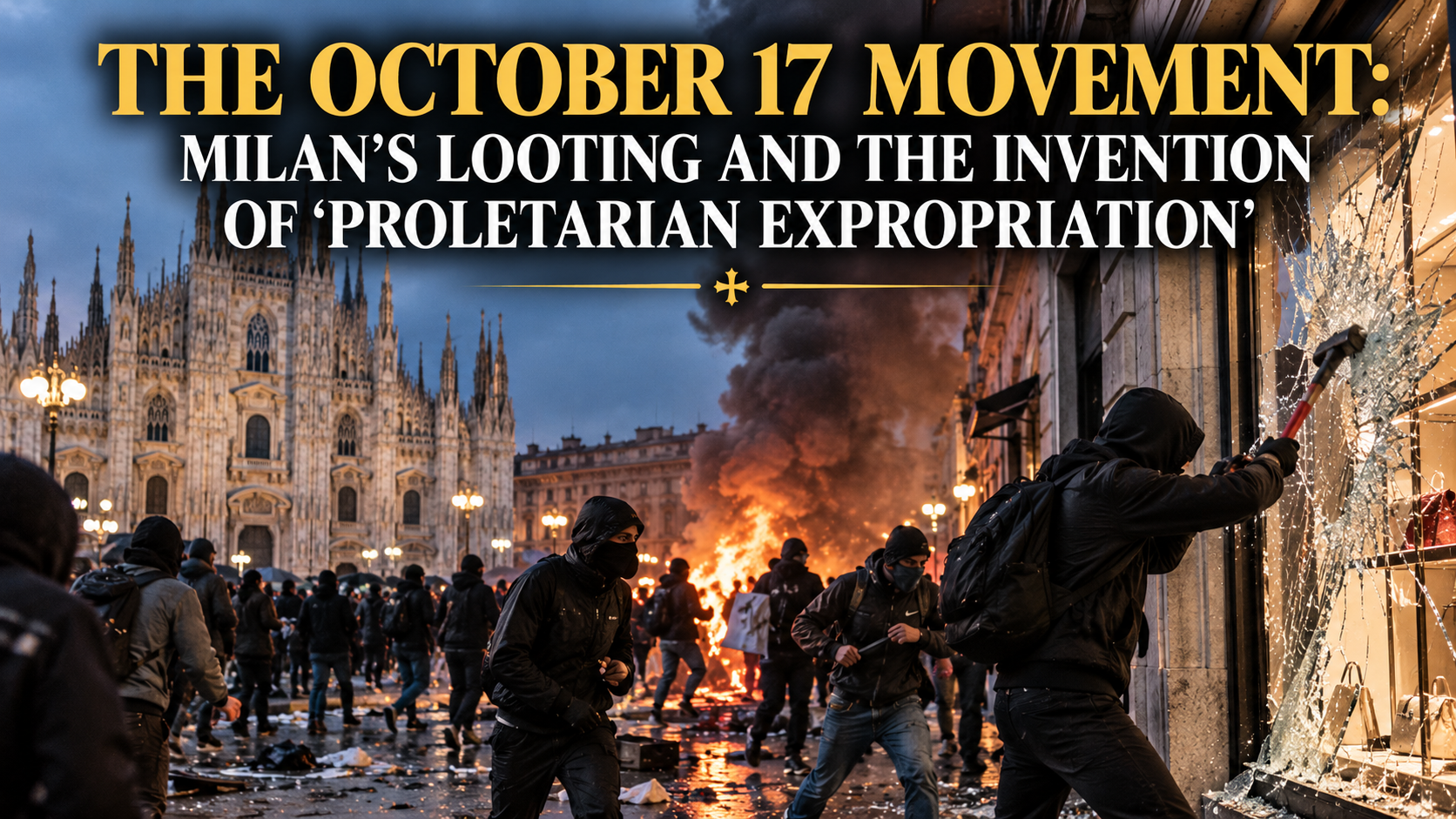 THE OCTOBER 17 MOVEMENT: MILAN’S LOOTING AND THE INVENTION OF ‘PROLETARIAN EXPROPRIATION’
